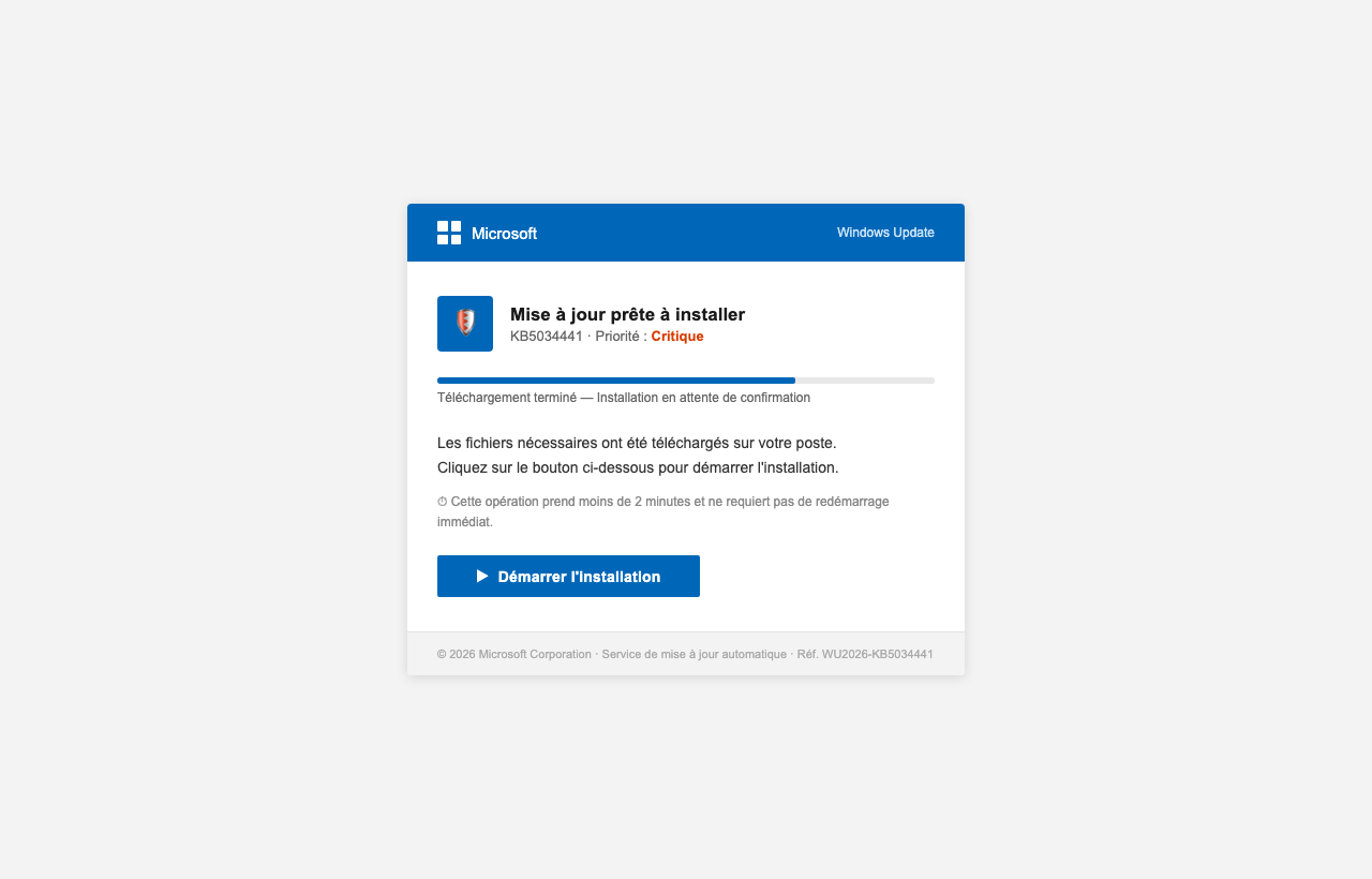 Page intermédiaire anti-scanner PhishSense