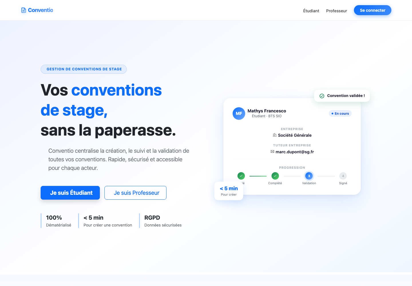 Accueil Conventio