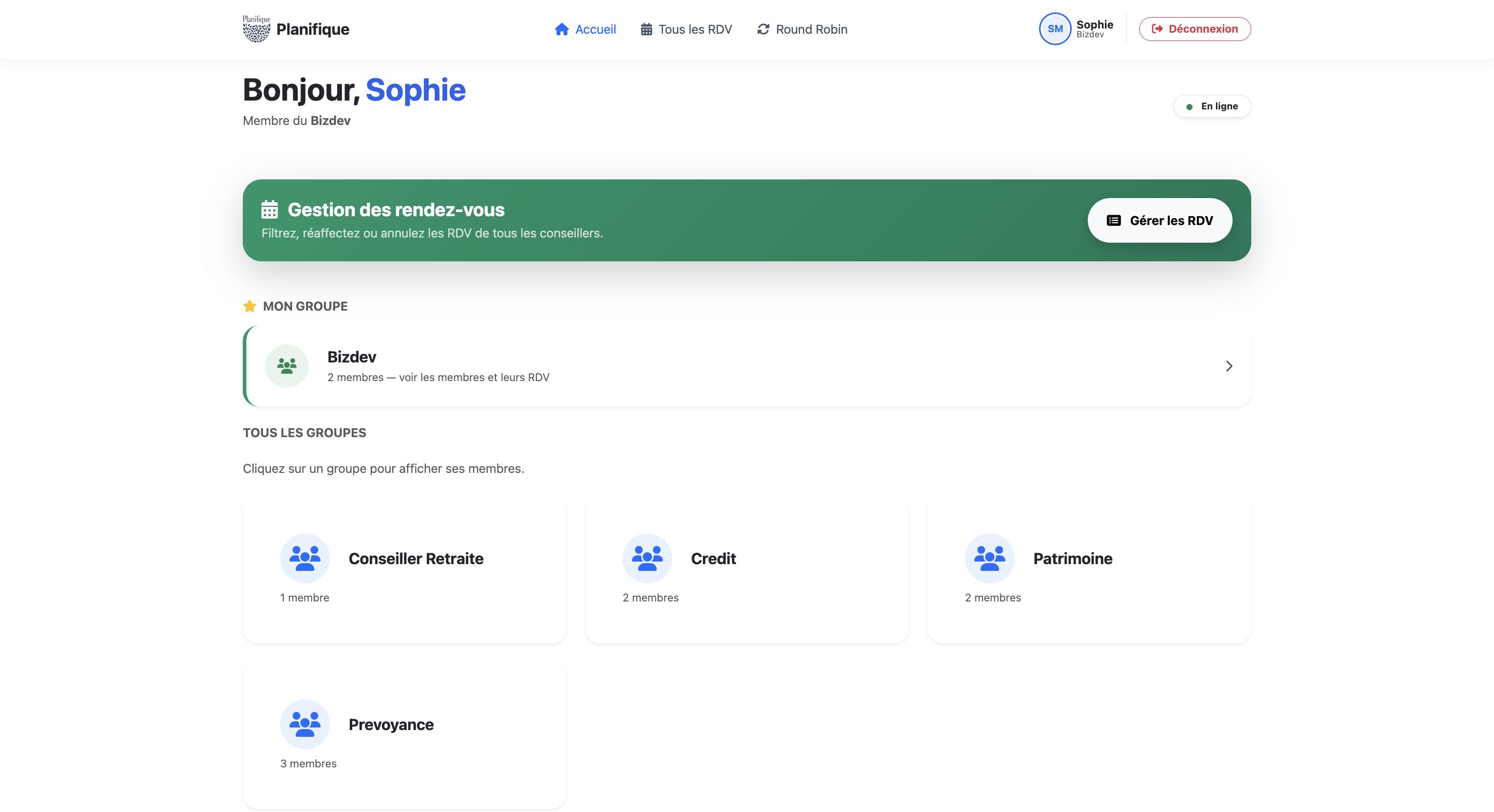Vue Bizdev Planifique